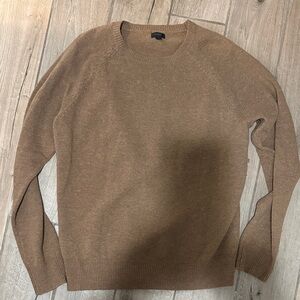Men's  jcrew wool Brown Sweater sz L NWOT
